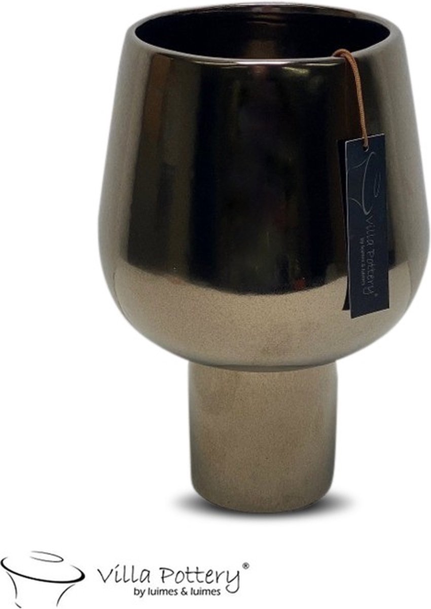 Villa Pottery Gouden vaas Morocca 18 x 24 x 38