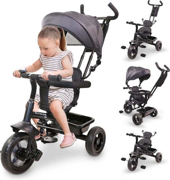 Olmitos Fox 5-in-1 Driewieler – Roze – 18 Maanden Tot 3 Jaar – Met Duwstang, Pedalen En Balansmodus