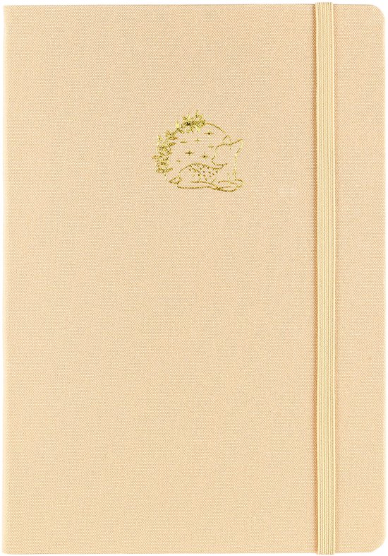 Victoria's Journals Bullet Journal - Notitieboek A5 - Luxe Hardcover Notebook Dotted - 160 gsm - Beige