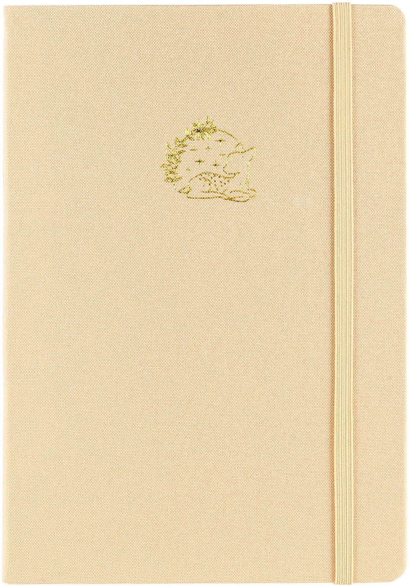 Victoria's Journals Bullet Journal - Notitieboek A5 - 160 gsm - Luxe Hardcover Notebook Dotted - Beige