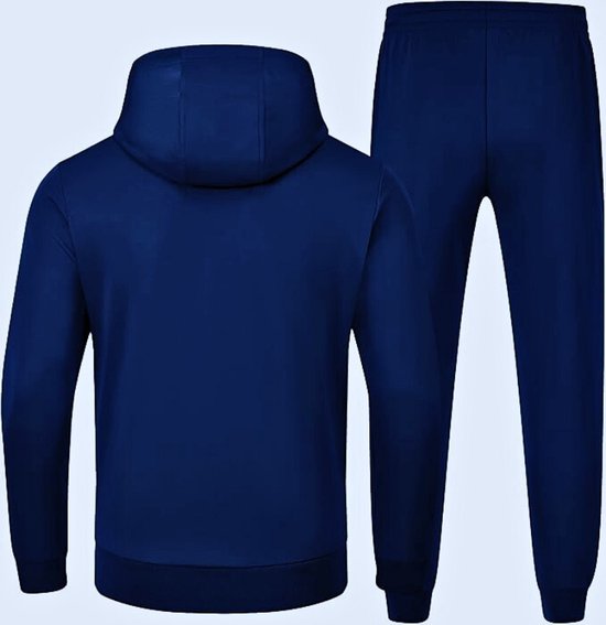 Generisch Trainingspak voor heren, joggingpak, modieus motief, 2-delig, hiphop Y2K, streetwear, hoodie joggingbroek, trainingspak, vrijetijdspak voor mannen, outdoor, capuchontrui, casual sportpak