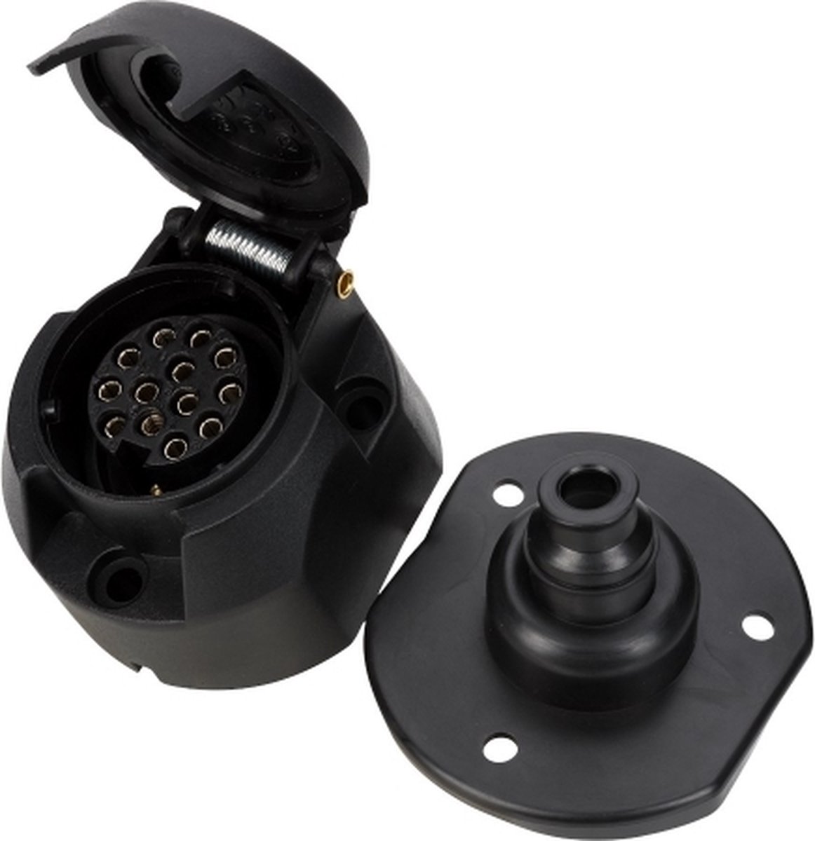 Tirex Stekkerdoos 13-polig Jaeger - mist-uitschakel contact - kunststof - 12V