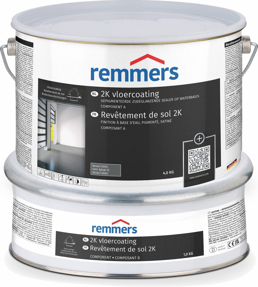 Remmers 2K Vloercoating - Steengrijs - 5 kg