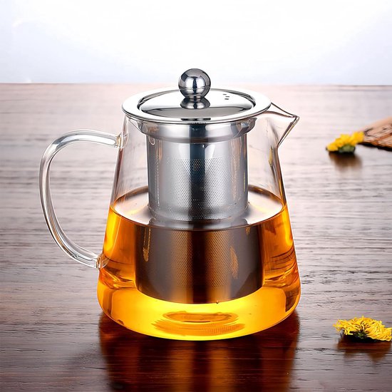 Premium Glazen Theepot Met Zetgroep Voor Het Zetten Van Kruidenthee En Koffie Milieuvriendelijk En Praktisch 400 Ml, 1000 Ml Capaciteit Van 5,39 € | DHgate