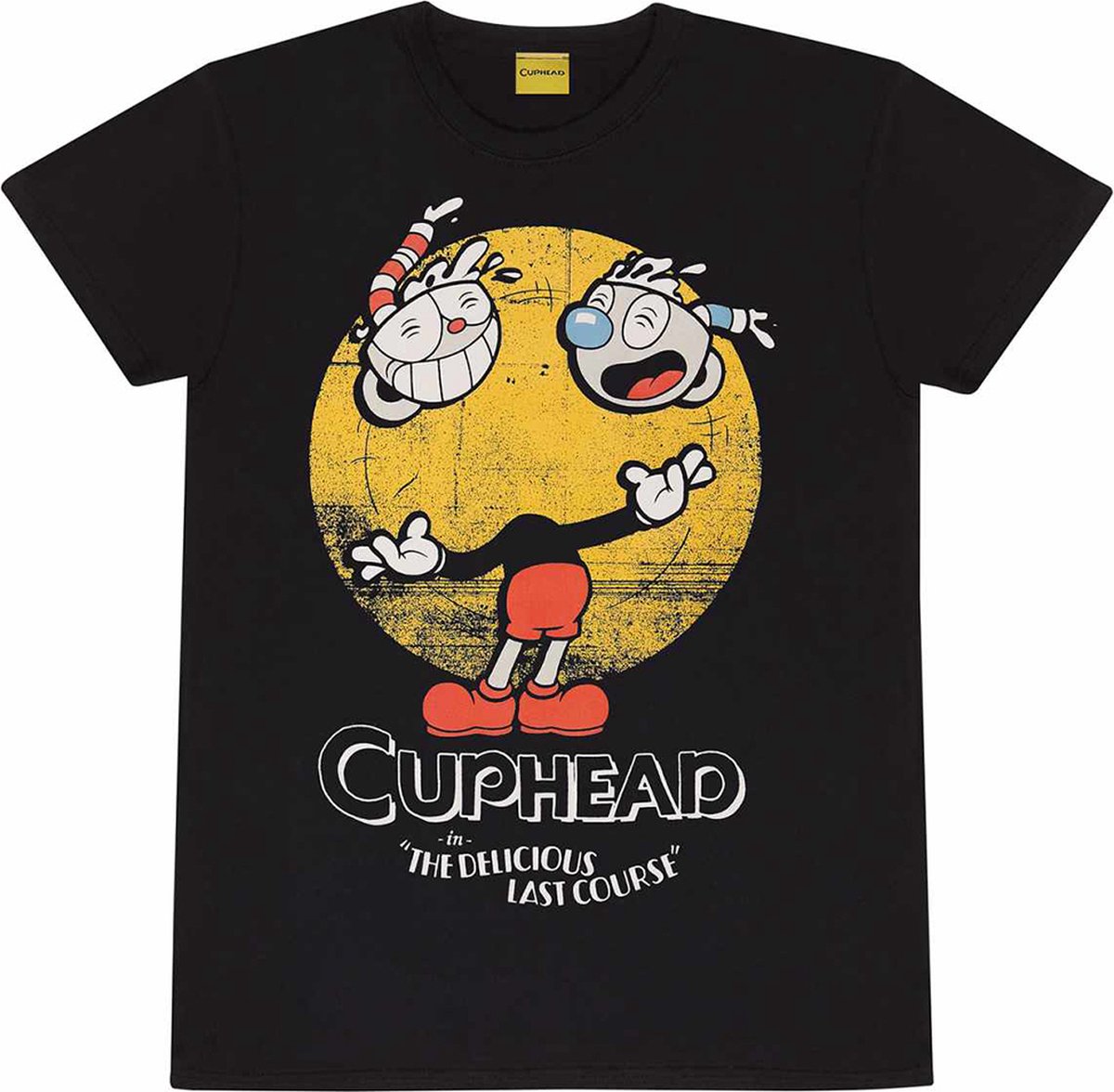 Cuphead shirt – Jugglin 2XL Zwart
