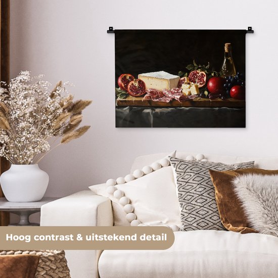 Tapisserie murale 60x45 cm - Nature morte - Vintage - Planche à boissons - Tapisserie - Tapisseries