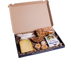 Zuivelhoeve Kerst brievenbuspakket Borrelpakket cadeau - Borrelbox voor thuis - Snackpakket - Kerstpakket food - Kerstgeschenk - Cadeaupakketten eten & drinken - Alles voor de Borrelplank - Altijd vers - Proef & Geniet