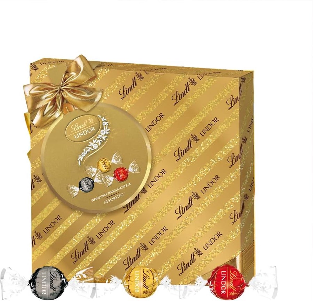 Lindt LINDOR Chocolade Cadeau gemengde chocolade bonbons 287 gram - Kerstcadeau