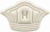 Hielzooltjes | Hielzool | Hakbeschermers | Premium Hielbeschermers | Anti-slip | Kleur Beige / Wit | Schoenmaat Universeel | Hiel beschermers |Hielkussens |