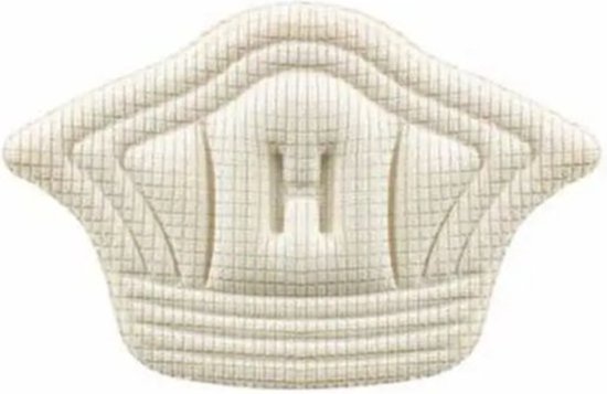 Hielzooltjes | Hielzool | Hakbeschermers | Premium Hielbeschermers | Anti-slip | Kleur Beige / Wit | Schoenmaat Universeel | Hiel beschermers |Hielkussens |