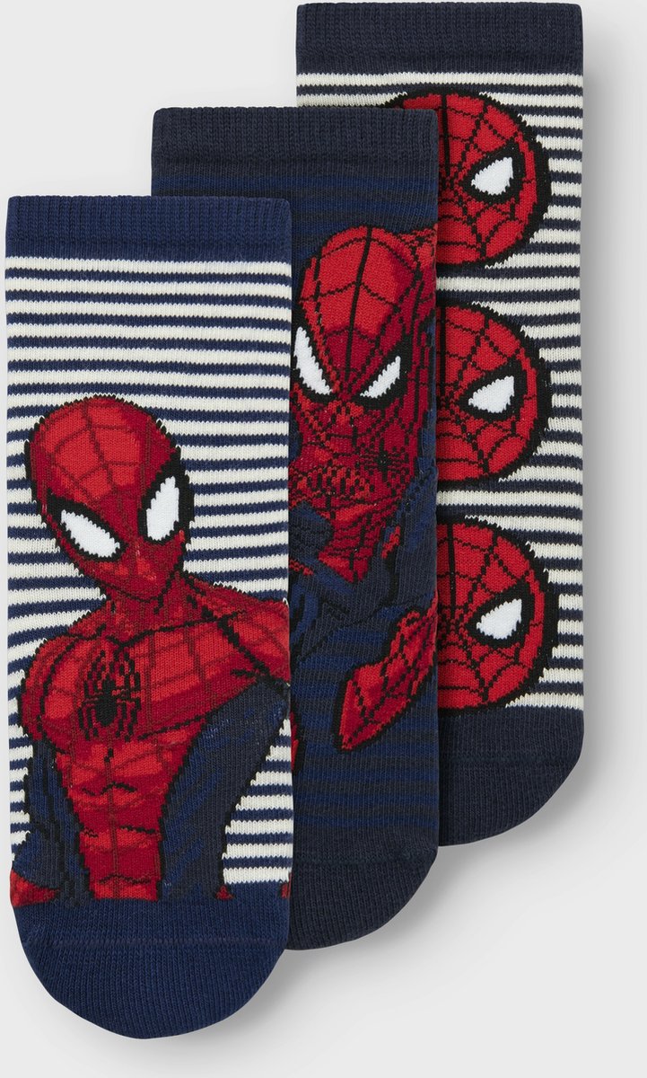 NAME IT - NMMADUS SPIDER 3P SOCK MAR - Jongens - Sokken