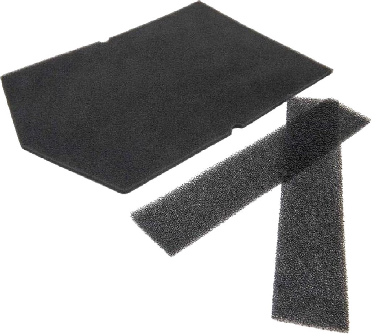 Filter set - geschikt voor Miele wasdroger - filterset droger - 3 stuks zwart schuimfilter - 6057930 + 9688381