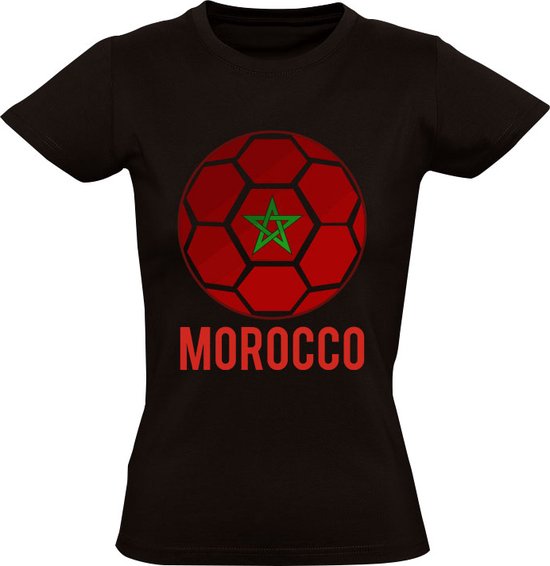T-shirt Maroc Ball Femme | Maroc | Football | WC | Qatar | Chemise