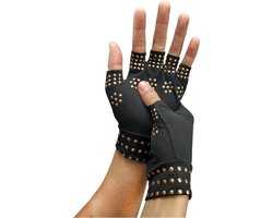 Aspirito® Reuma Handschoenen - Artrose - Artritis - Pijnbestrijding - Polsbrace - One size fits all  - Zwart - Compressie Handschoenen