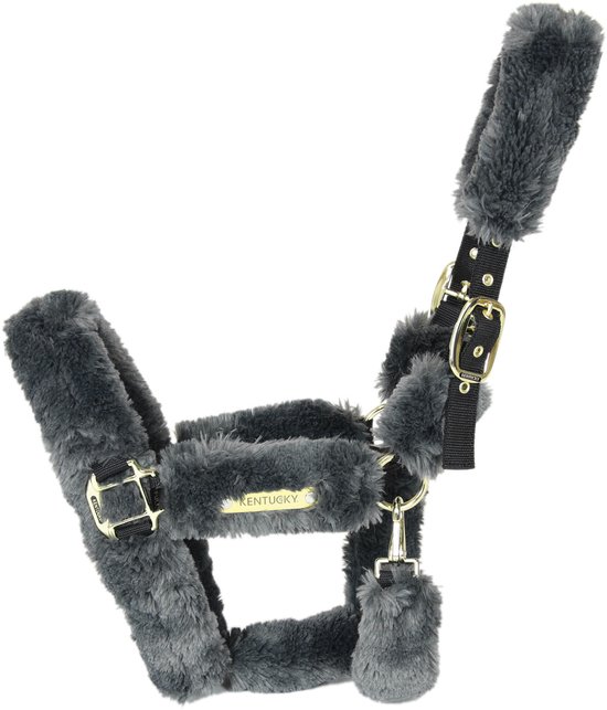 Kentucky Horsewear - Kentucky Horsewear Halster - Wol Grijs - Paard Kentucky Horsewear - Kentucky Horsewear Halster - Wol Grijs - Paard