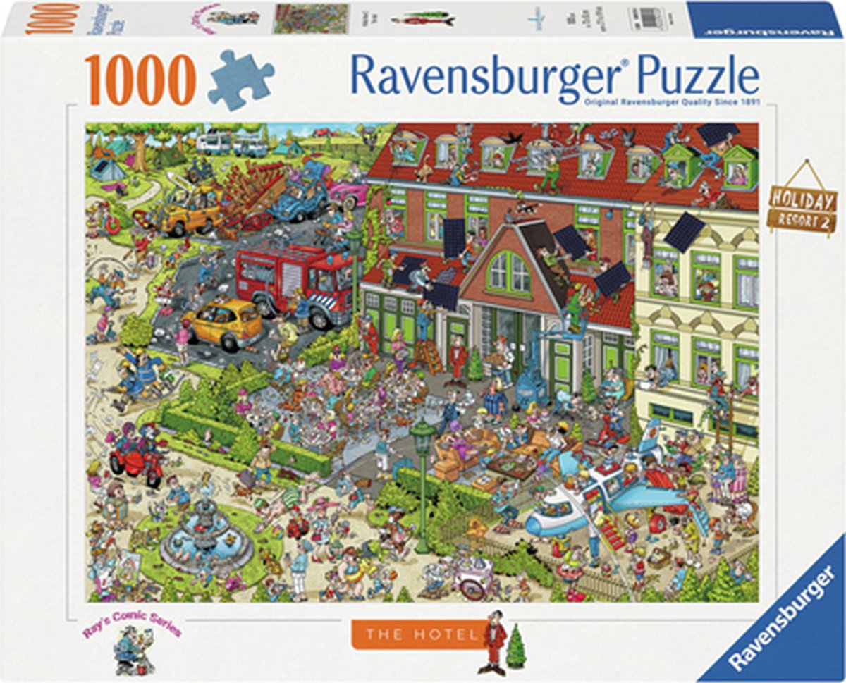 Ravensburger Ray's Comic Series Holiday Resort 2 - The Hotel - Legpuzzel - 1000 stukjes — afbeelding 2