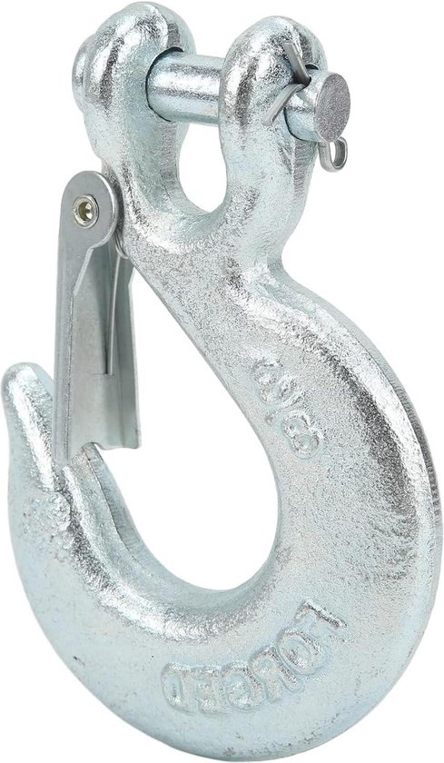AUTOBOTS 3/8 Lierhaak Heavy Duty, Max 20 Ton (45 lbs), Gesmeed Staal ATV Lierhaak met veiligheidsvergrendeling, Lier Tow Clevis Slip Haak voor