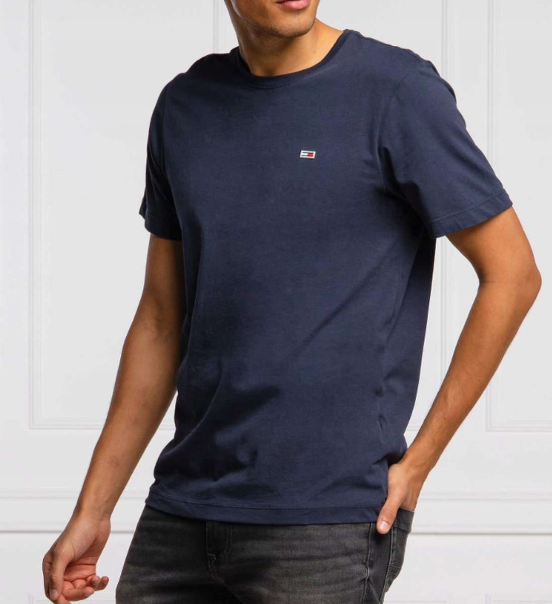 Tommy Jeans Crew neck T-shirt Twilight Regular fit S Blauw