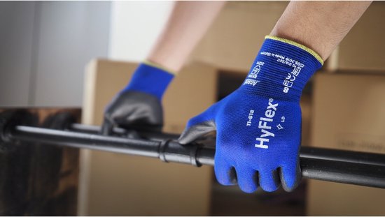 HyFlex® 11-618 - Werkhandschoen, DIY, Tuin, S, Blauw, 1 paar