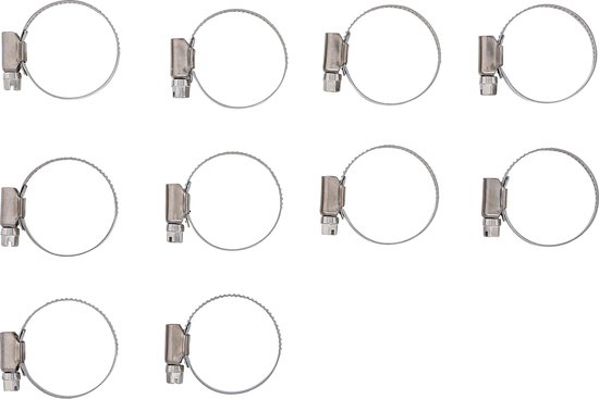 BGS Slangklem roestvrij 25 x 40 mm 10 delig van BGS — afbeelding 3