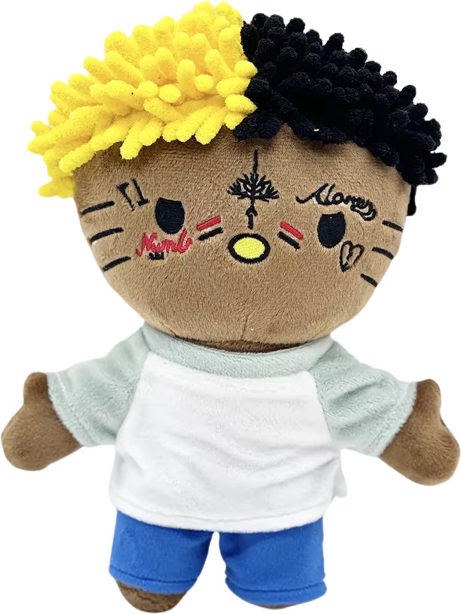 Limited Edition  Handgemaakte XXXTENTACION x Hello Kitty Knuffel  Merchandise