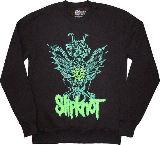 Slipknot - Green Demon Sweater/trui - M - Zwart