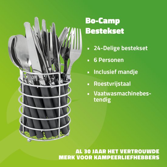 Bo-Camp Industrial Patom 16-delig serviesset - Anthracite