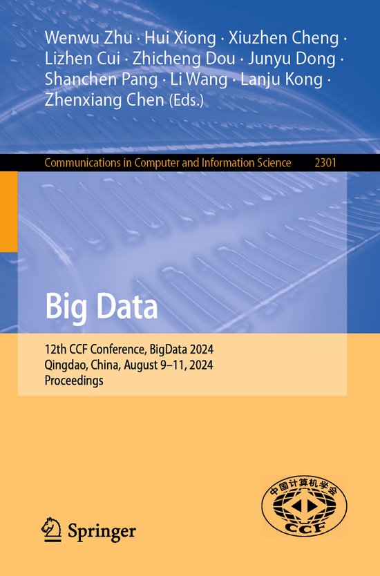 Communications in Computer and Information Science2301- Big  ... - cover
