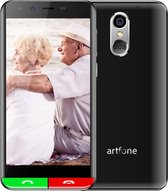 Artfone A500 - Senioren smartphone - GSM voor ouderen - Persoonlijke alarmen - alarm smartphone ouderen - Docking station - Simpel menu - SOS knop