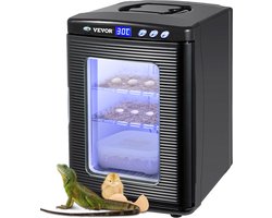VEVOR Broedmachine Reptiel Eieren Incubators 25L Laboratorium Koeling Verwarming 5-42℃ 220V voor Broedeieren Zwart