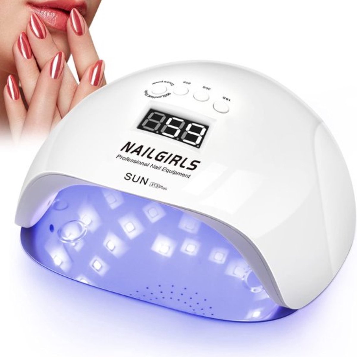Nagellamp - UV Lamp voor Nagels - Gellak - Polygel - Krachtige UV Lamp - Nageldroger