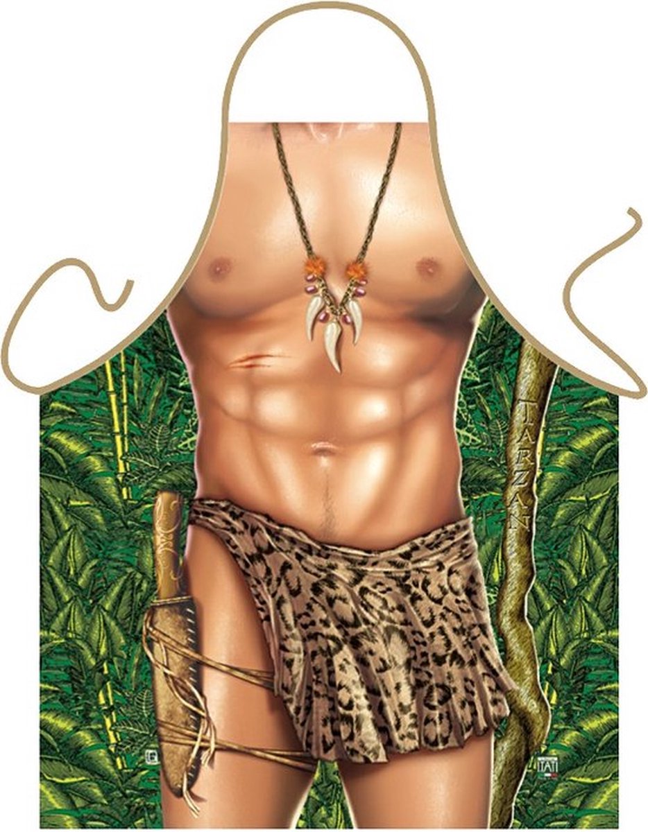 Jungle Tarzan - Sexy Grappig Leuk Schort Keukenschort