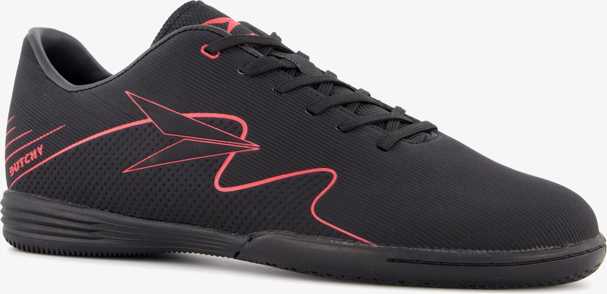 Dutchy Striker IC heren zaalschoenen zwart rood - Maat 46 - Uitneembare zool