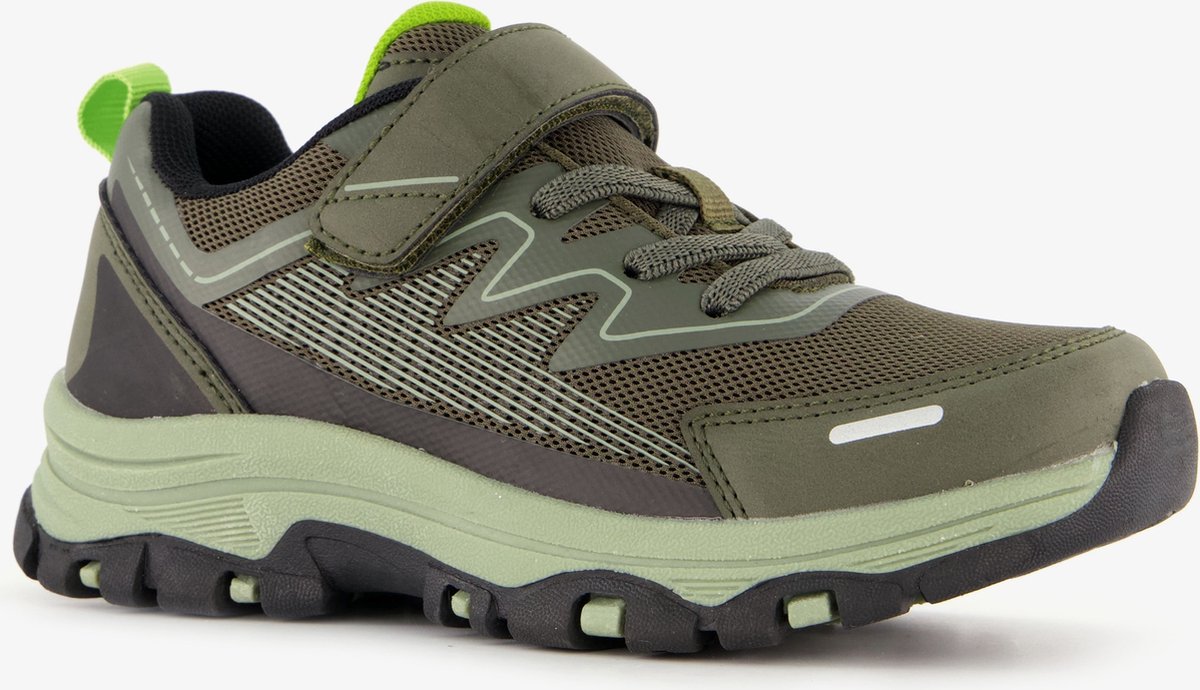 Blue Box jongens sneakers groen - Maat 33 - Uitneembare zool