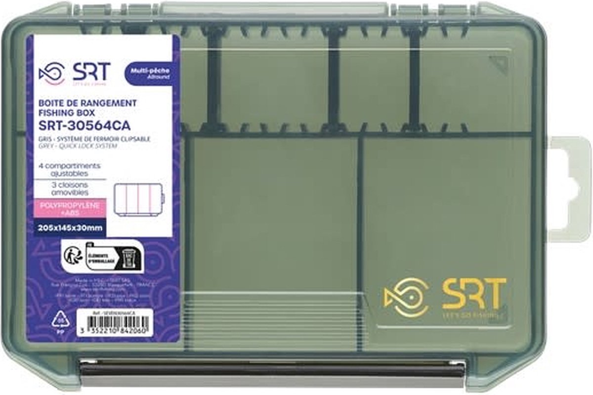 Sert SRT Opbergbox 30564CA - 4 Compartimenten Verstelbaar