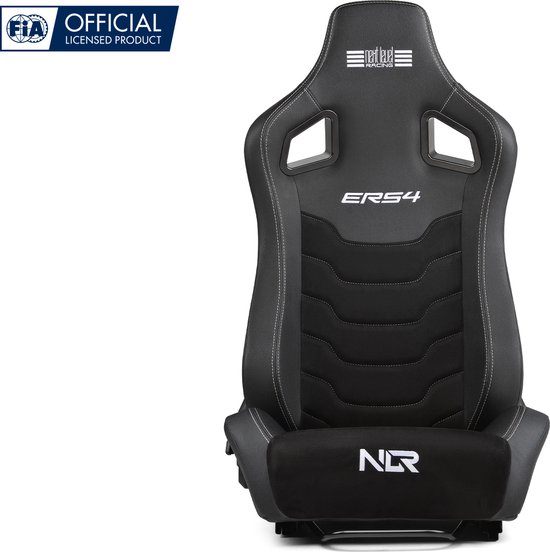 Next Level Racing - ERS4 Elite Racing Stoel - Verstelbare Rugleuning - PU Leer & Suede Editie - Zwart van Next Level Racing — afbeelding 3