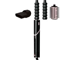 Shark FlexStyle 3-in-1 Multistyler en Föhn met Ovale Borstel, Auto-Krullers en Concentrator - 2025 model - Zwart - HD426EU