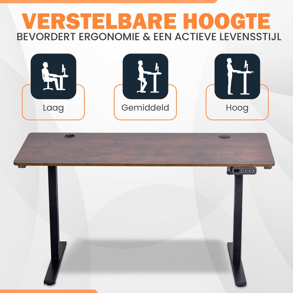 Plaine Plaine Elektrisch Zit-Sta Bureau - afbeelding 3