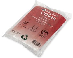 Perfect Cover® Stofdeur U met Rits - 2,4 m x 1,2 m - Deurhoes tegen Stof - Zelfklevend - Stofvrije Verbouwingen - Transparant