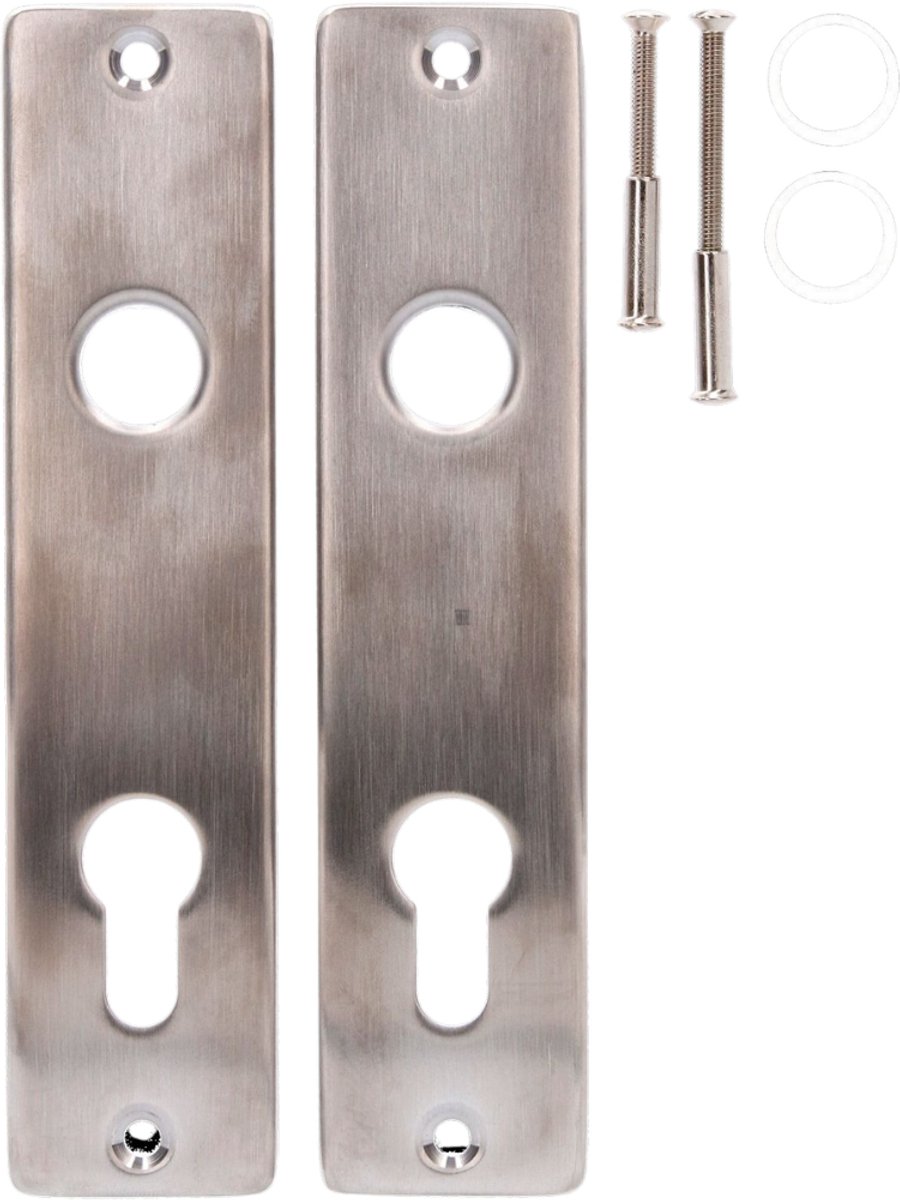 Avenue langschild euro RVS 72mm
