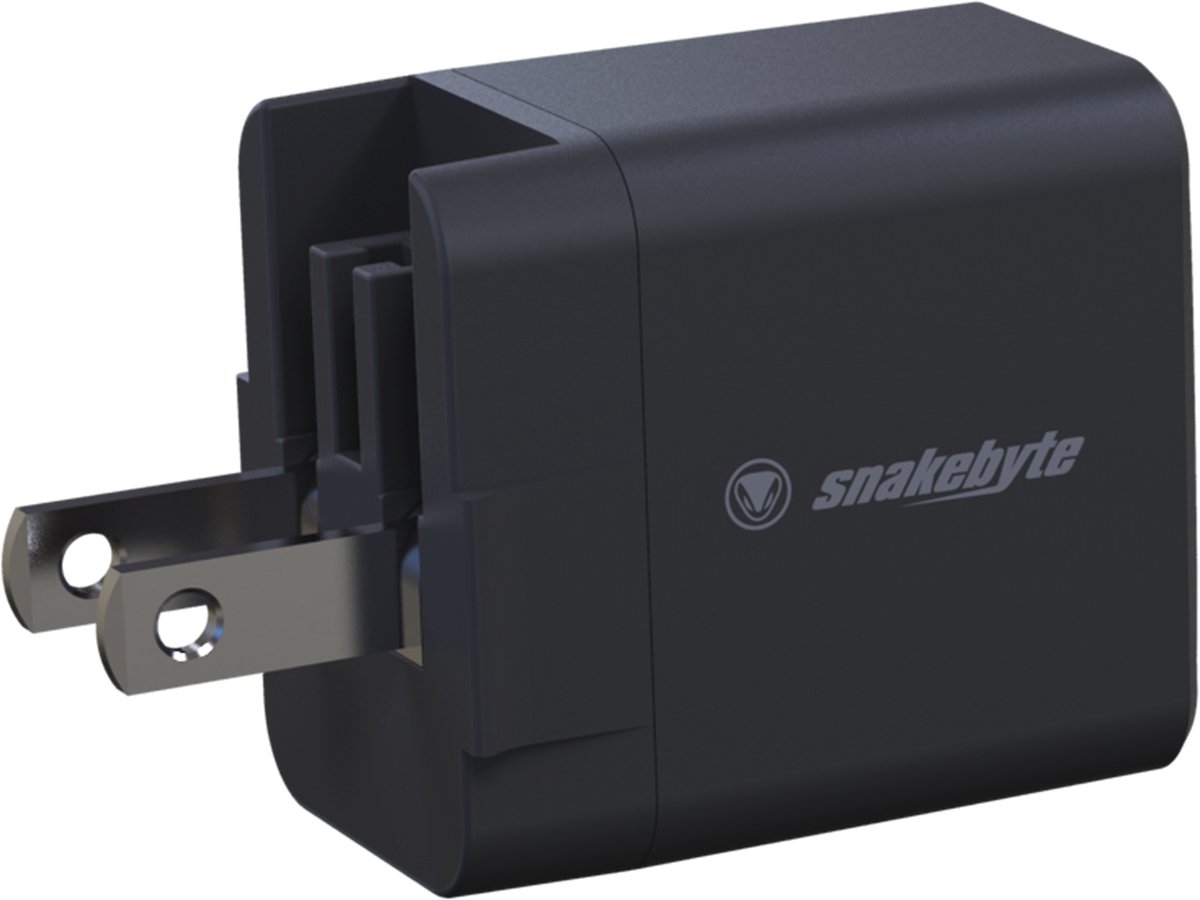 Snakebyte Power Charge S2 - GaN Adapter - Geschikt voor Nintendo Switch 2 - Stekker VS/EU/VK/AUS