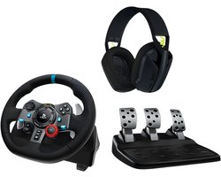 Logitech G G29 Driving Force Gaming Stuurwiel + G435 gaming headset - PlayStation 4 - PlayStation 5