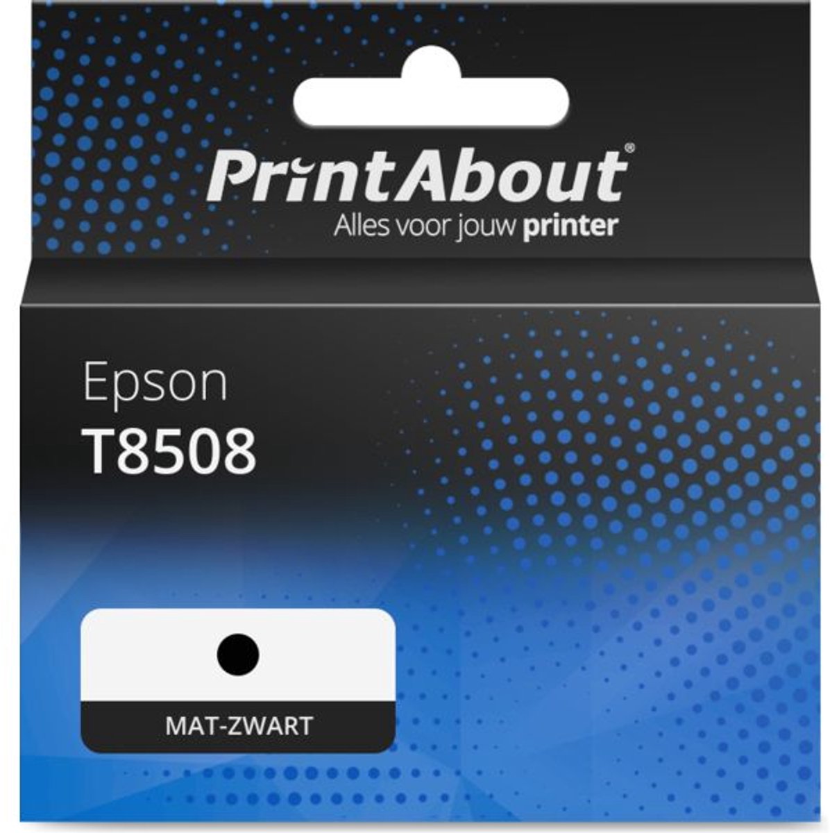 PrintAbout huismerk Inktcartridge T8508 Mat-zwart geschikt voor Epson