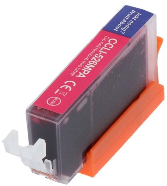 PrintAbout huismerk Inktcartridge CLI-526M Magenta geschikt voor Canon