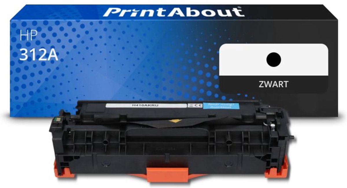 PrintAbout huismerk Toner 312A (CF380A) Zwart geschikt voor HP