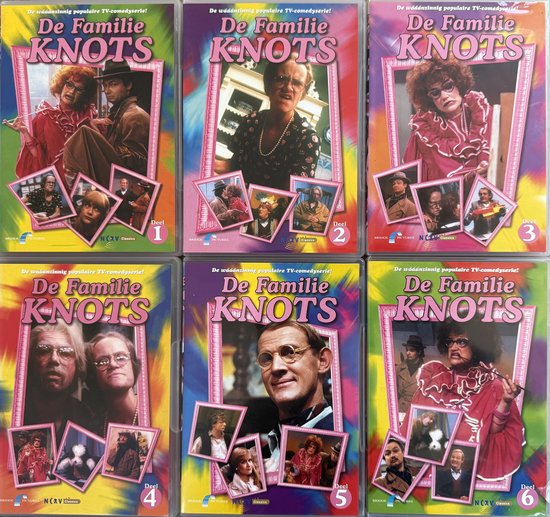 6 DVD set De Familie Knots • De Complete serie Deel 1 t/m 6