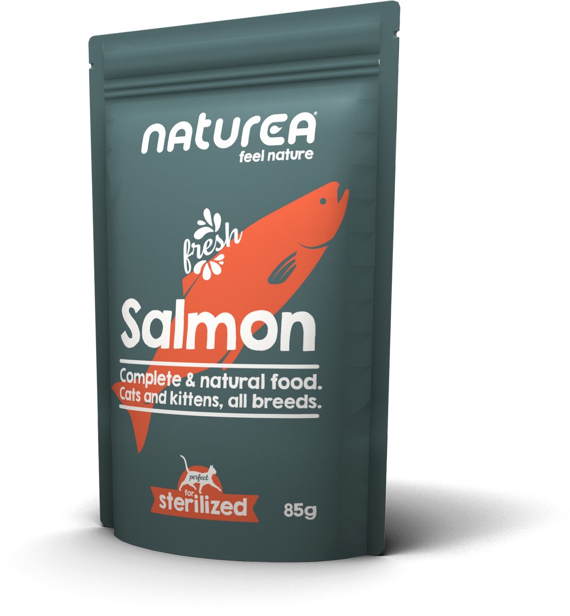 Naturea - Natvoer - Zalm - Zakje - 85GR - 1ST