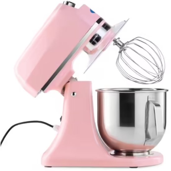 Maxima Planeetmenger 7 L Tot 2 Kg Deeg Pastel Roze - RVS Mengkom - 11 Snelheden - Keukenmachine - Standmixer - Keukenrobot - 7 liter van Maxima — afbeelding 3