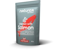 Naturea - Natvoer - Kip met Zalm - Zakje - 85GR - 1ST