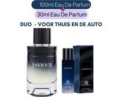 GRANDEUR Saviour Perfume 100ml + 30ml – Herenparfum – Parfum Mannen – Luxe Cadeau voor Hem – Valentijn & Vaderdag Geschenkset